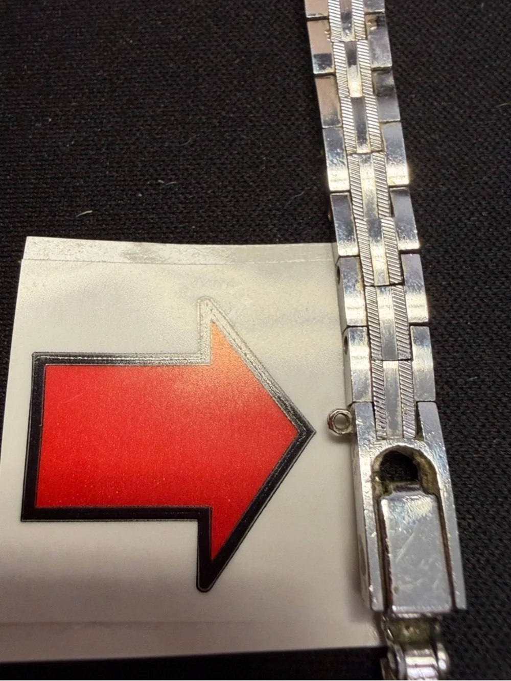 VINTAGE WALTHAM WOMENS Watch Silver Tone 17 Jewels Original Brick Bracelet Bands